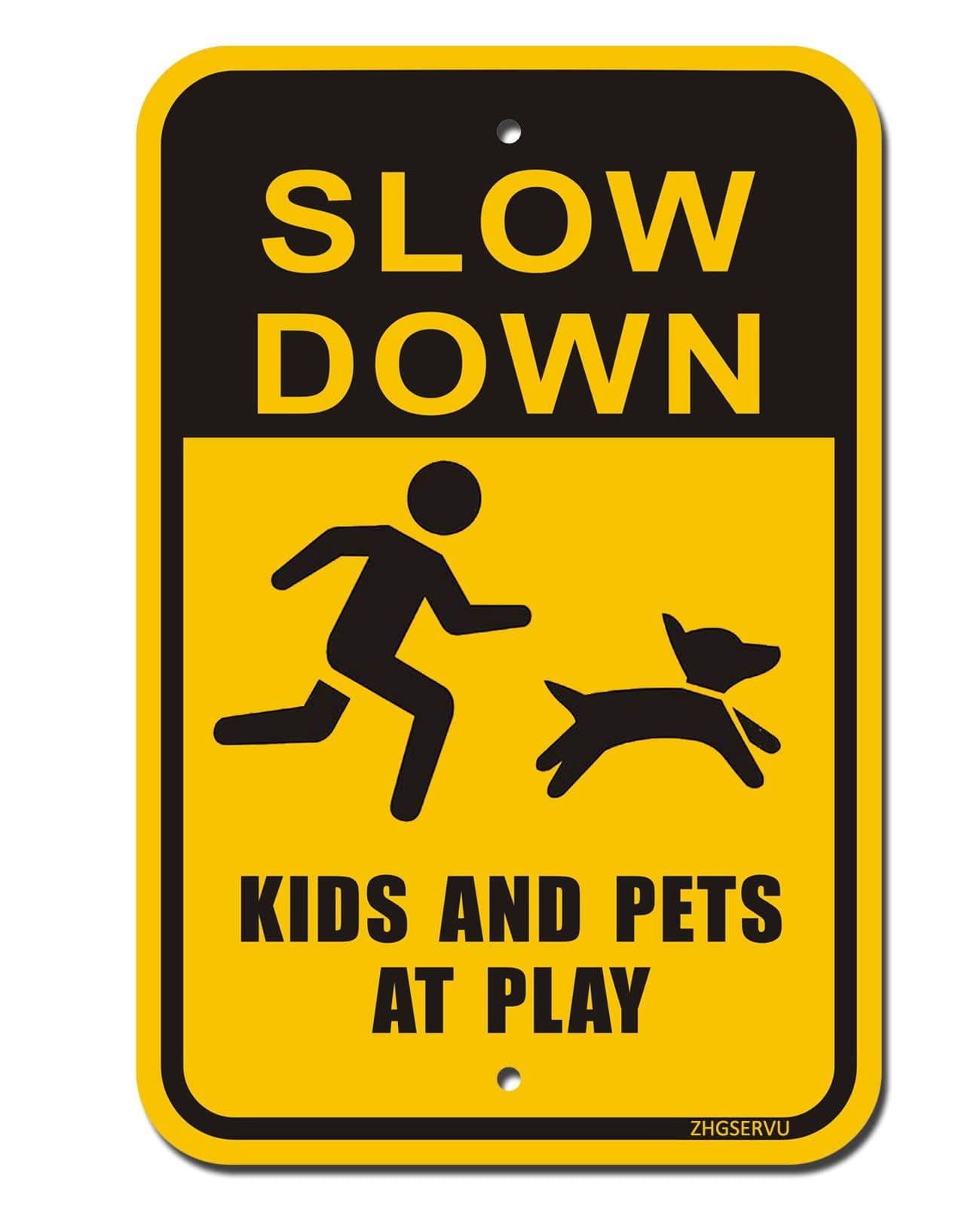 Slow Down and Watch for Kids in the Complex